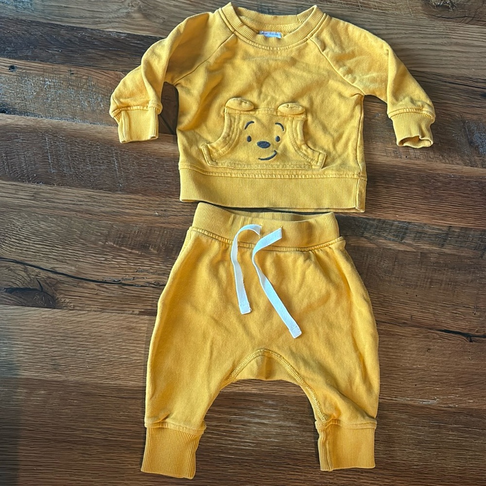 Hanna Andersson Disney Winnie The Pooh Collection French Terry Wiggle Set | 60